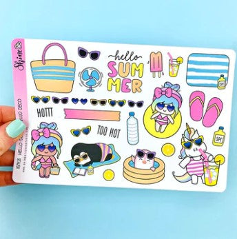 Hello Summer - Bujo Deco | Sticker Sheet
