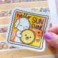 Sunshine Bean Stamp | Vinyl Sticker