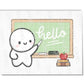 Greeting Card - Hello Teacher
