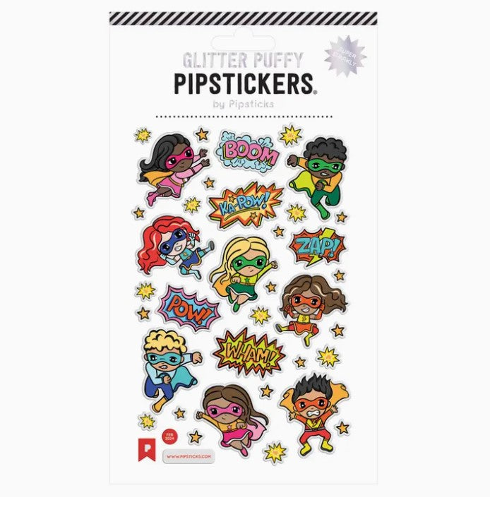 Puffy Heroic Helpers Stickers