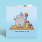 Hippo Birthday | Greeting Card