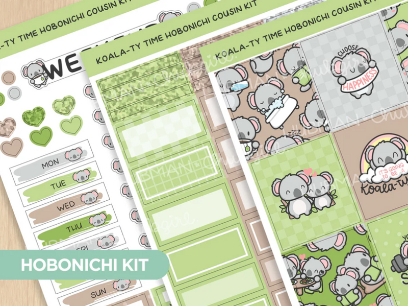 Koala-Ty Time | Hobonichi Cousin Weekly Kit