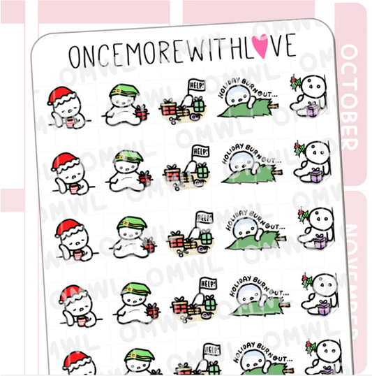 Holiday Burnout | Sticker Sheet
