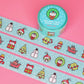 Holiday Cats | Glitter Washi