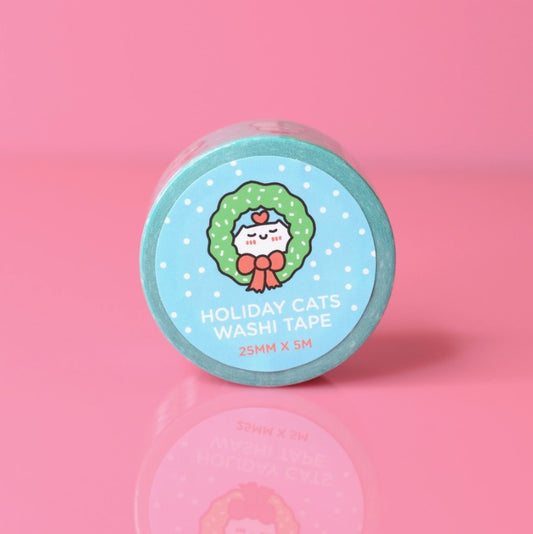 Holiday Cats | Glitter Washi