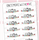 Holiday Critters Banners | Sticker Sheet