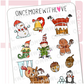 Holiday Doodles Ft. Lyttlefingers | Sticker Sheet