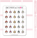 Holiday Ornaments | Sticker Sheet