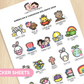American & Canadian Holidays 2024 | Sticker Sheet