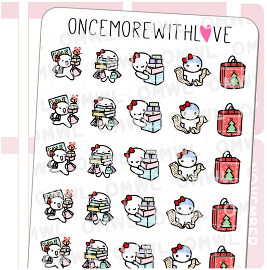 Holiday Shopping Madness 2.0 | Sticker Sheet