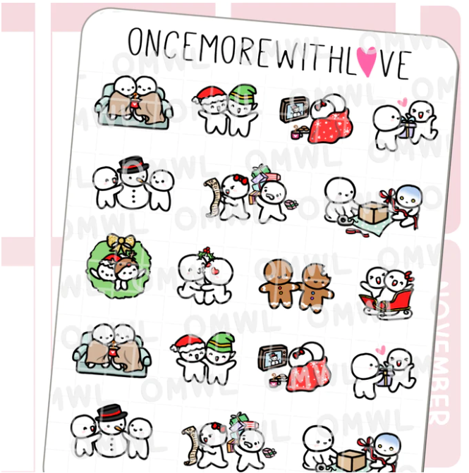 Holidays With You | Sticker Sheet