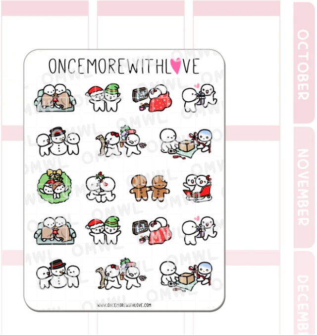 Holidays With You | Sticker Sheet