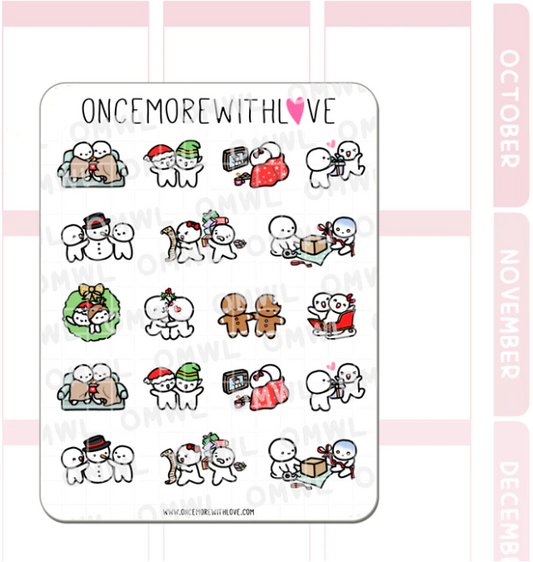 Holidays With You | Sticker Sheet