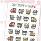 Holiday Toy Train | Sticker Sheet