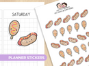 Hot Dogs & Corn Dogs | Sticker Sheet