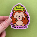 Porcupine "Not A Hugger" | Vinyl Decal