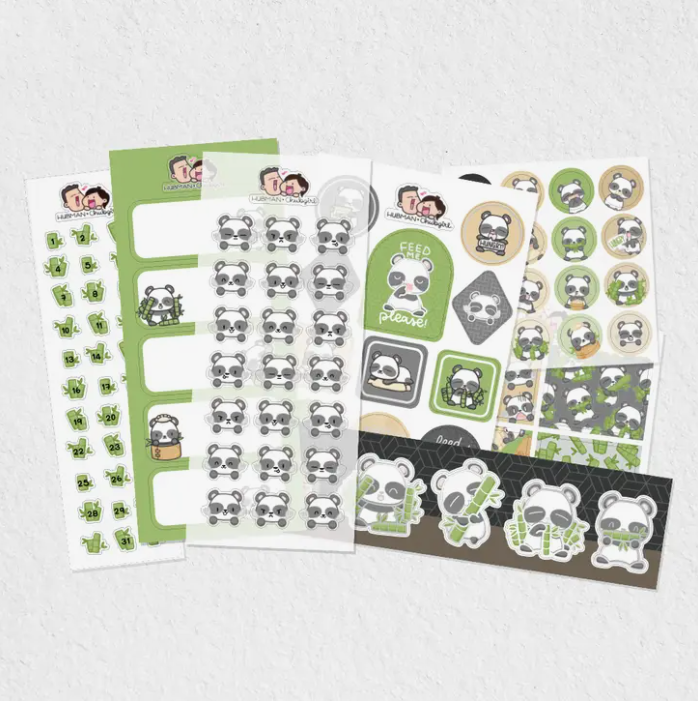 Hungry Panda | Variety Sticker Pack – Stickie Planning