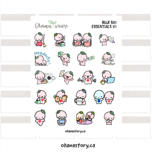 Icon Essentials V1 | Sticker Sheet