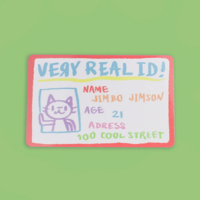 Very Fake ID | Washi Card