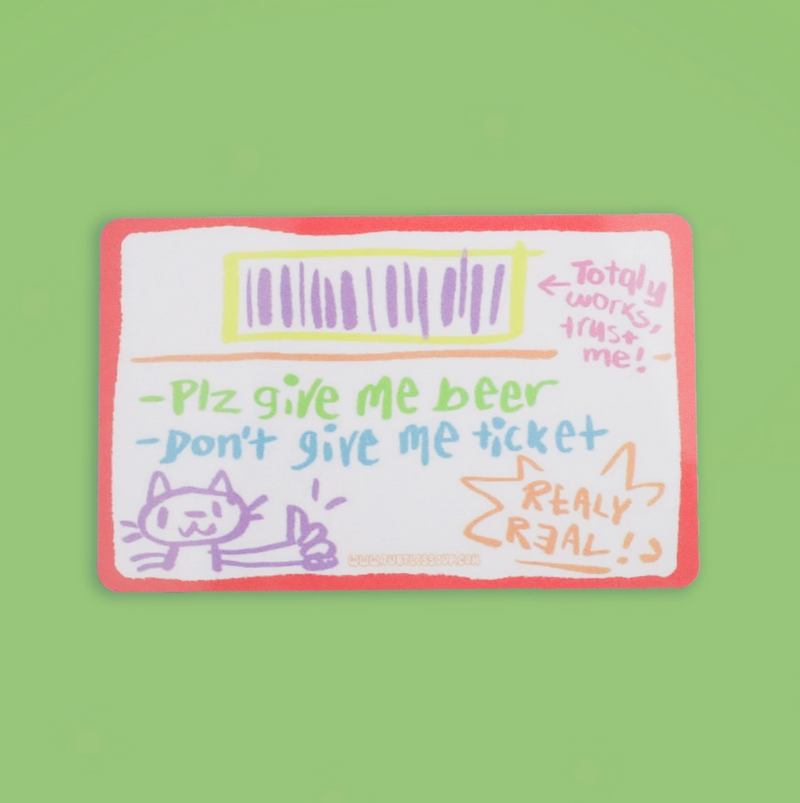 Very Fake ID | Washi Card