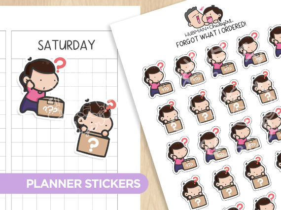 Forgot What I Ordered | Sticker Sheet