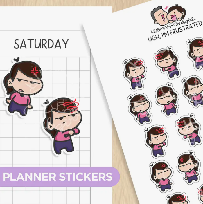 Ugh, I'm Frustrated! | Sticker Sheet – Stickie Planning
