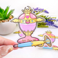 Moon Prism - Fountain Pen & Ink | Transparent Vinyl Sticker