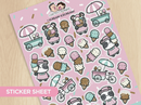I Scream Icecream! | Big Sticker Sheet