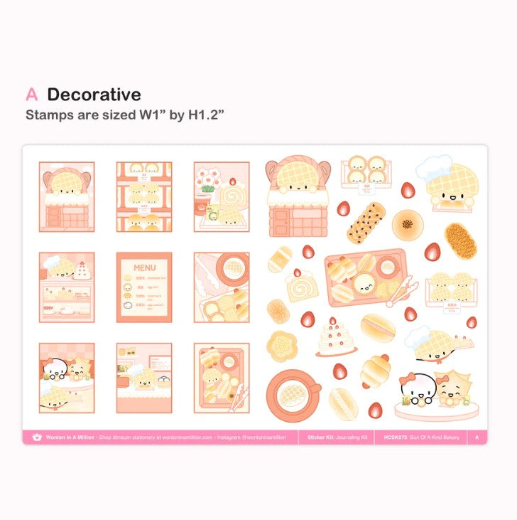 Bakery - Bun of a Kind | Journaling Kit