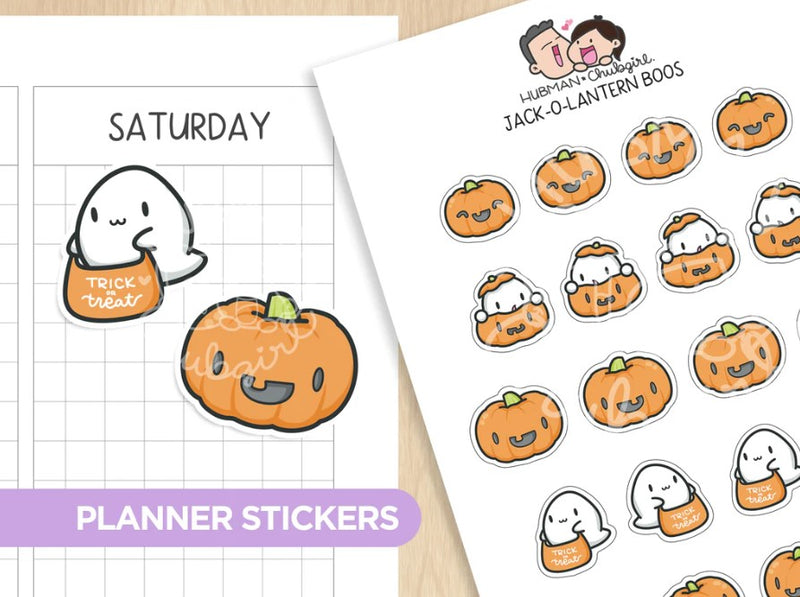 *PRESALE* Jack-O-Lantern Boos | Sticker Sheet