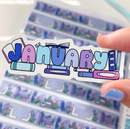 January Bookish | Vinyl Sticker