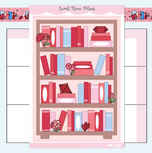 January Bookshelf | Large Sticker