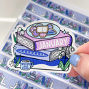 January Book Stack 2025 | Vinyl Sticker