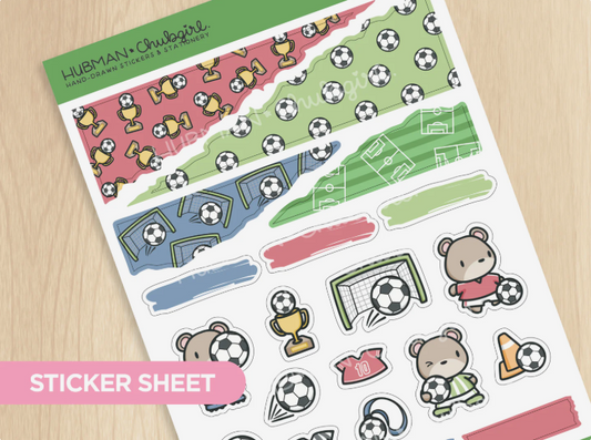 Soccer Bear Junk Journaling Kit