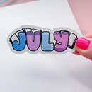 July Bookish | Vinyl Sticker