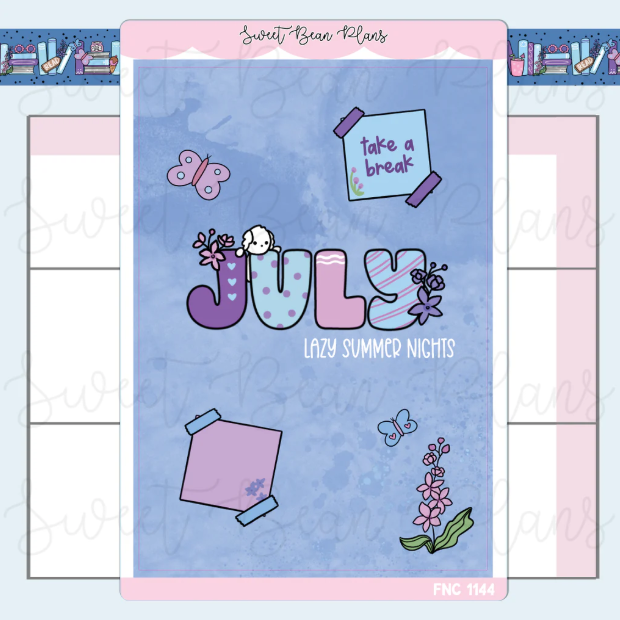 July Cover 2025 | Large Sticker