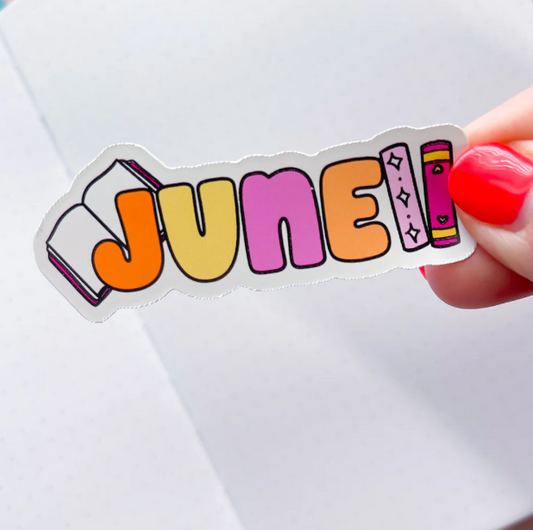 June Bookish | Vinyl Sticker