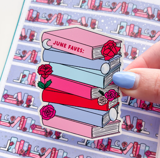 June Fave Books | Vinyl Sticker