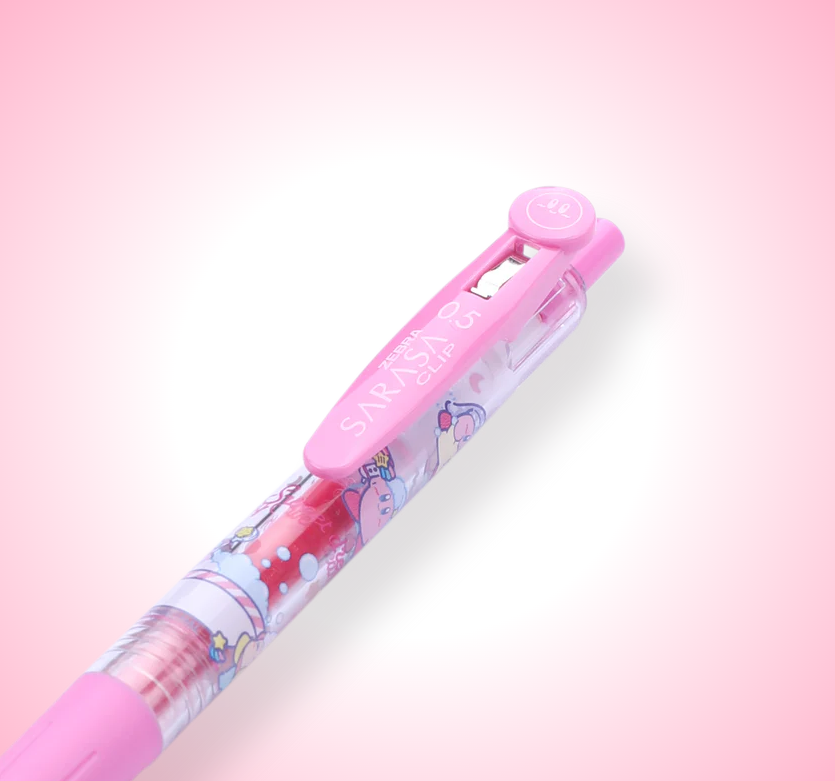 Zebra Sarasa Clip Gel Pen - Kirby - Pink
