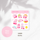 Mini Deco: Kirby | Sticker Sheet
