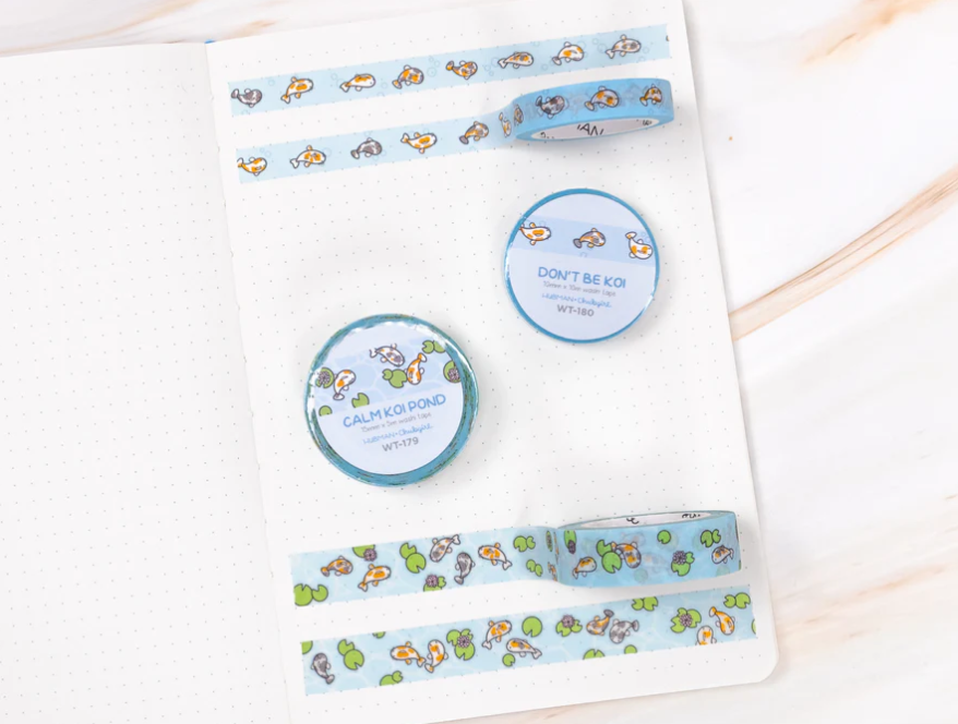 Calm Koi Pond | Washi (Set of 2)