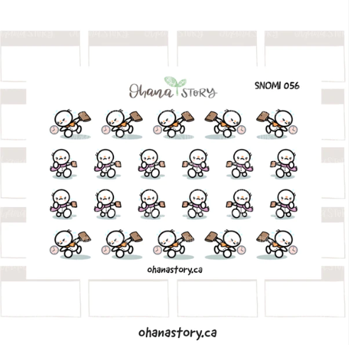 Late For Work | Sticker Sheet