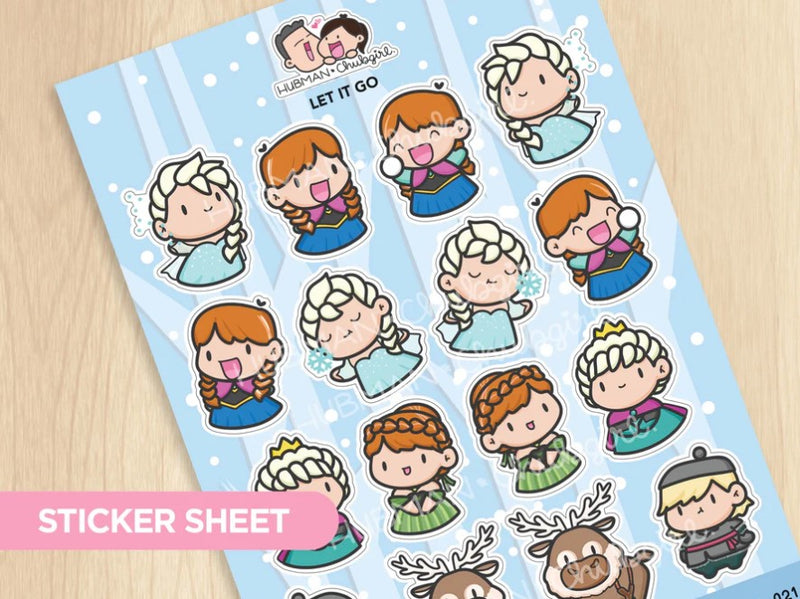 Let It Go | Big Sticker Sheet