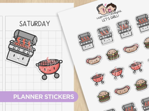 Let's Grill | Sticker Sheet