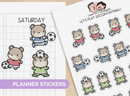 Let's Play Soccer/Football | Sticker Sheet