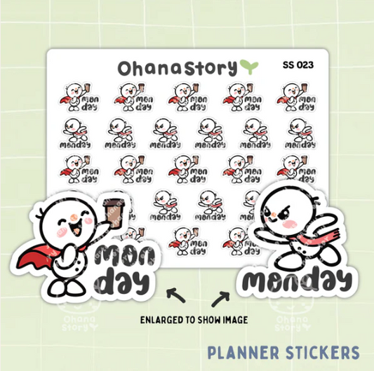 Let's Tackle Monday | Sticker Sheet
