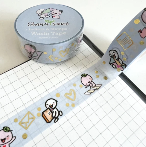 Letter & Stamps | Washi
