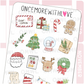 Large Holiday Deco Doodles | Sticker Sheet