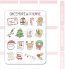 Large Holiday Deco Doodles | Sticker Sheet
