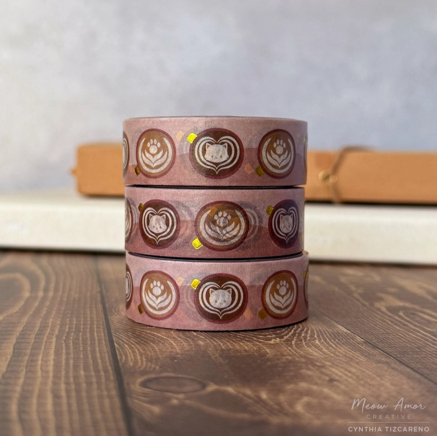 Light Roast Coffee Cats | Washi